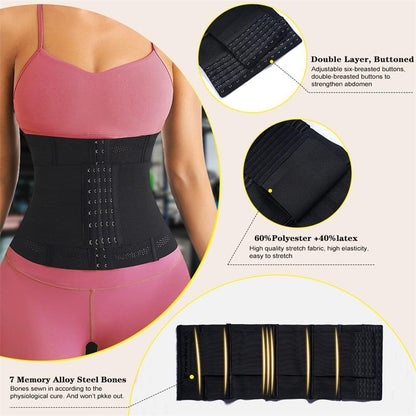 Women'S Sports Waist Trainer Belt, Waist Trimmer, Corset Waist Trainer Belt, Sweat Belt for Men & Women, Gym Accessories